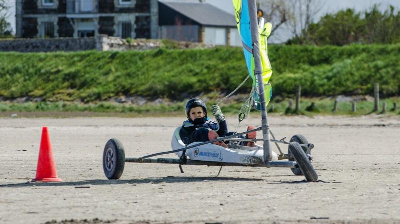 char à voile en stage